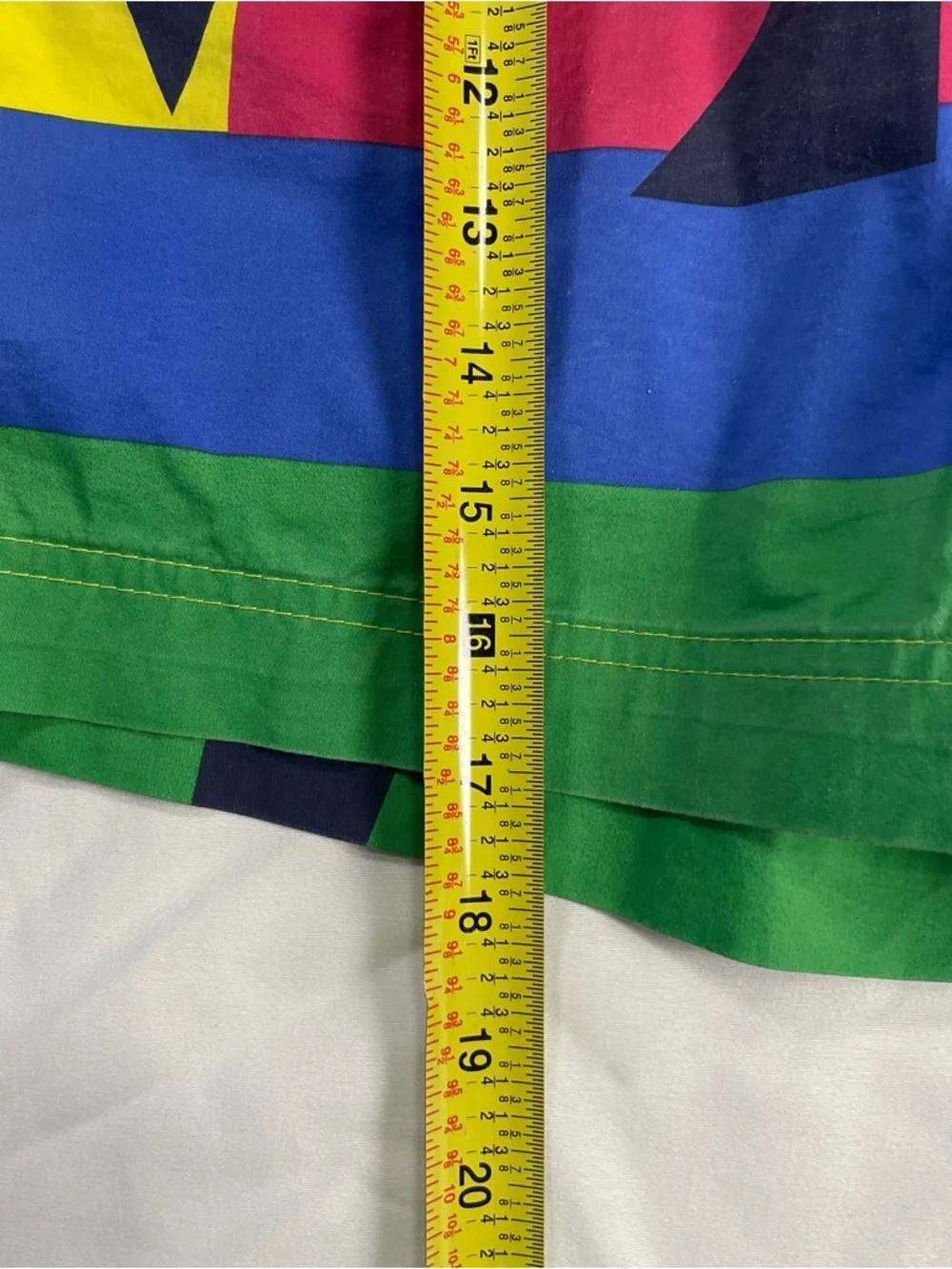 Tommy Hilfiger Tropical Palm Tree Swim Trunks Rainbow Sunset Men’s Medium - Picture 8 of 10
